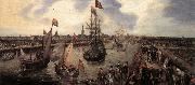 Adriaen Pietersz Vande Venne The Harbour of Middelburg Spain oil painting reproduction